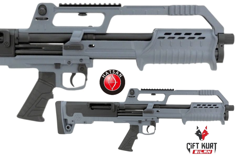 Hatsan Escort Magnum BULLTAC Pompalı Gri Av Tüfeği (Yeni Versiyon)